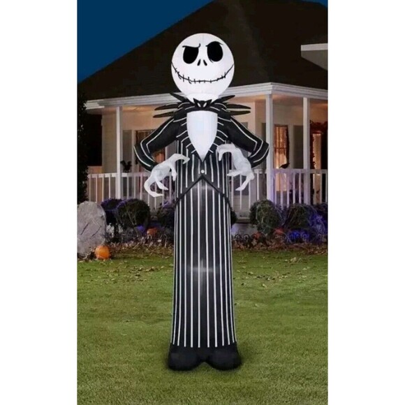 10FT Disney The Nightmare Before Christmas Jack Skellington Gemmy Inflatable NEW - Picture 1 of 5